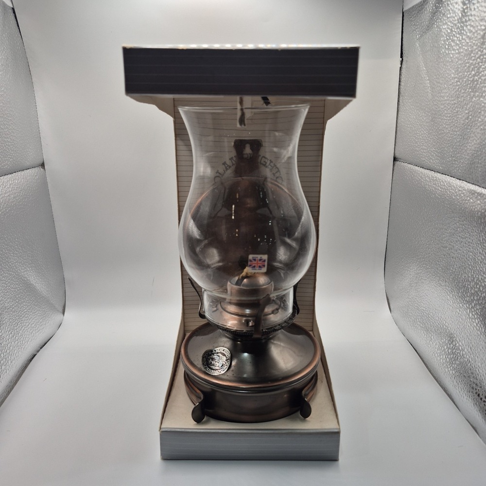 Vintage Lamplight Farms Oil Lamp Wall Mounted  New In Box Clear Glass